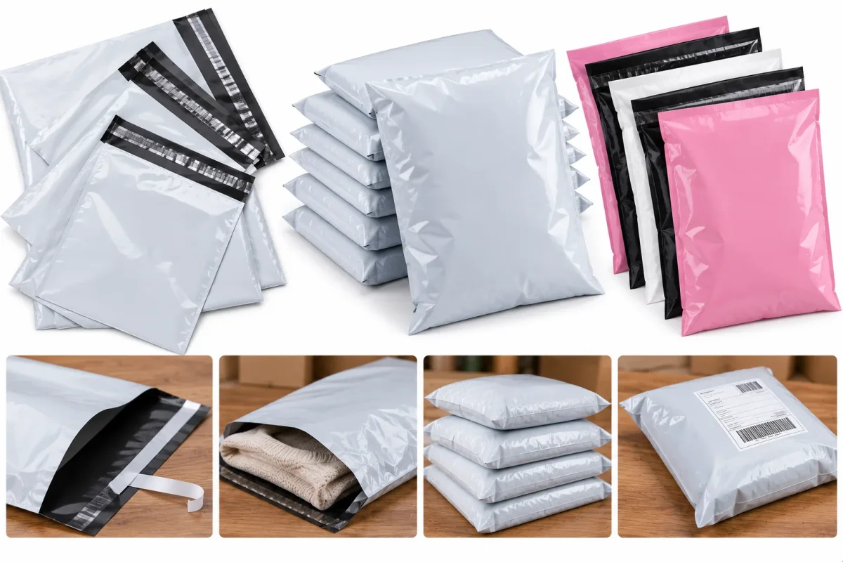 Enveloppes plastiques d'expédition